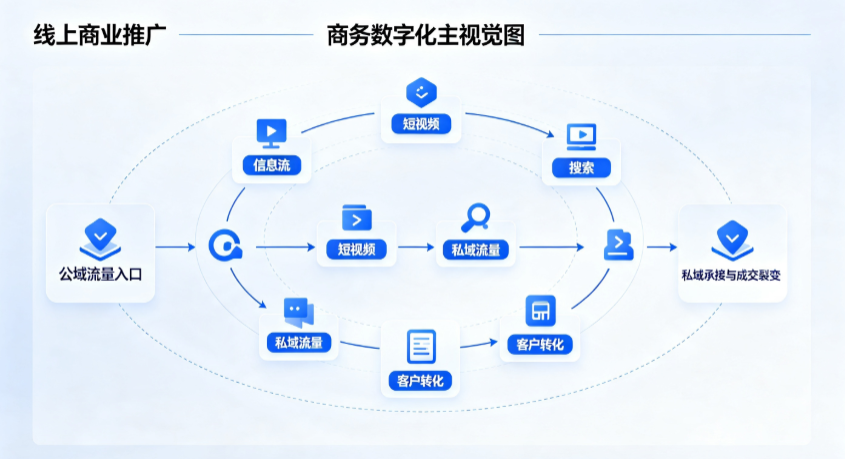 扬中市线上商业推广怎么做？全域流量闭环搭建与低成本转化实战指南
